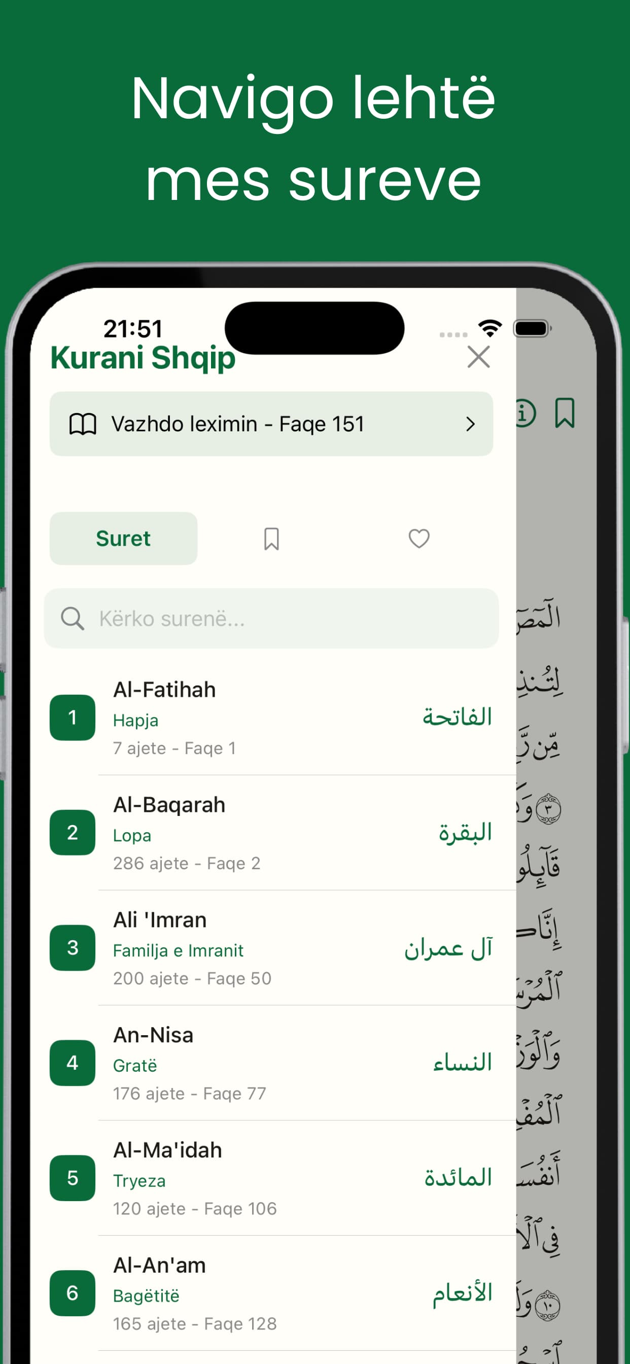 Navigo lehtë mes sureve